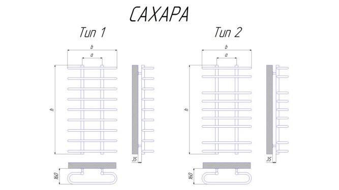 Полотенцесушитель Сахара